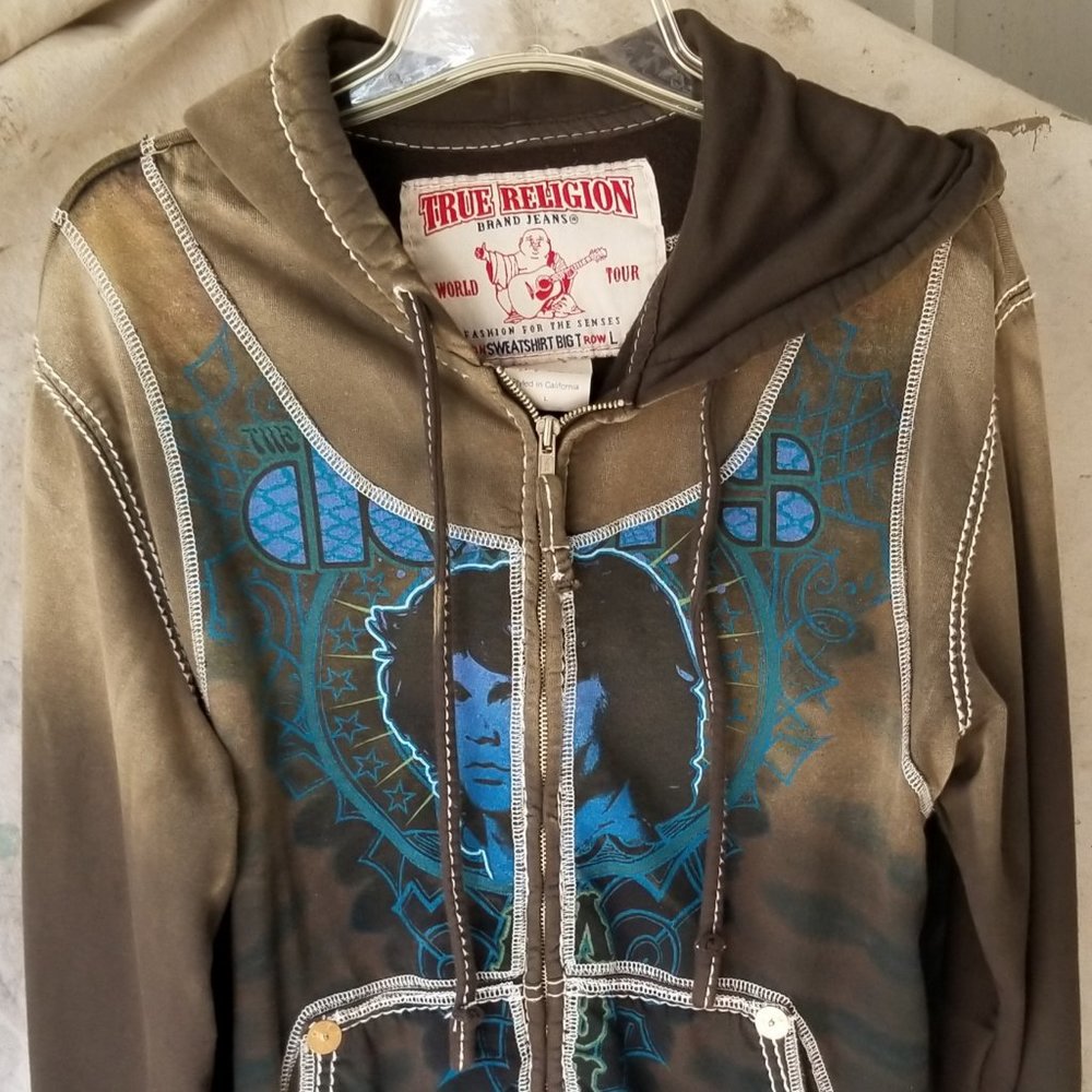 True Religion Hoodie World Tour Collection "Doors" NEW WITHOUT TAGS